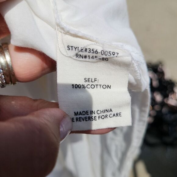 Mo:vint movint white cotton shirt dress - Picture 6 of 7